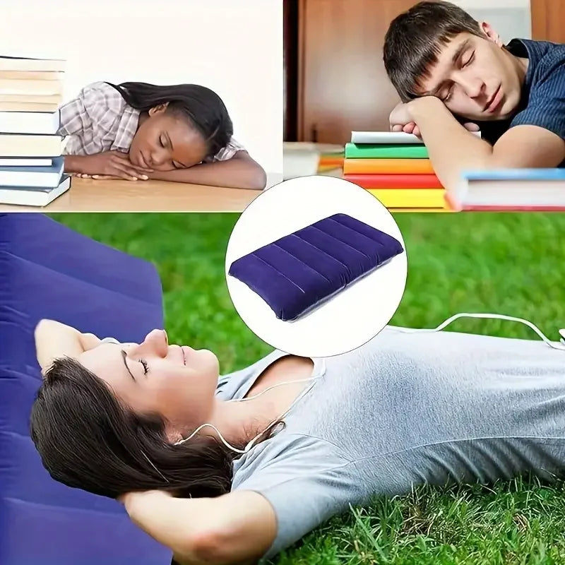 Napvoy Inflatable Pillow — Ergonomic Design, Lightweight Comfort, Neck & Back Support