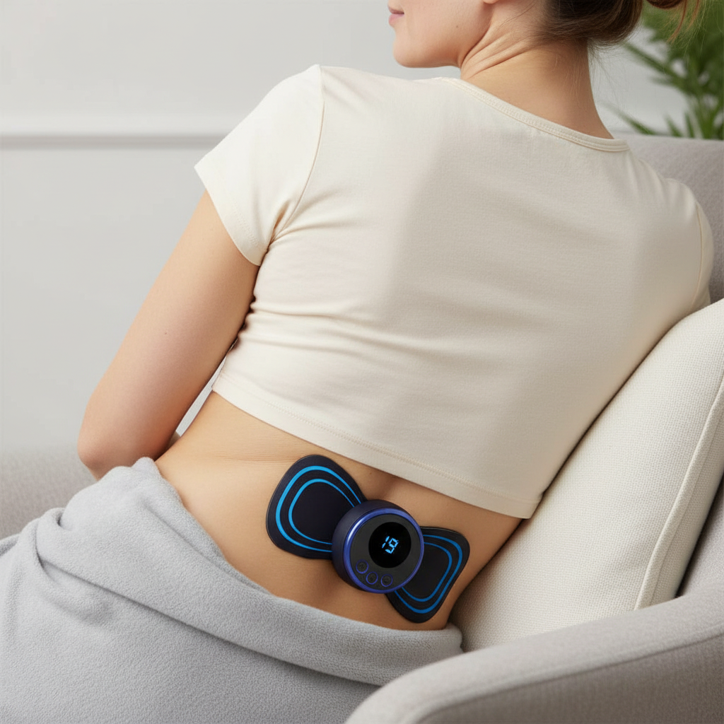 Přenosná EMS masážní podložka NeuroPad — lehké příslušenství pro uvolnění svalů