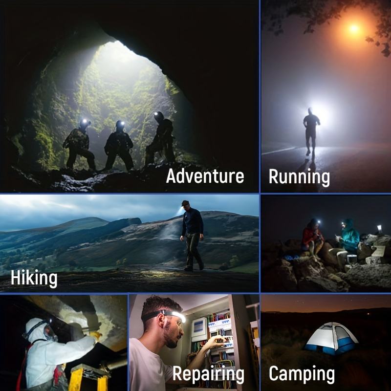 LED čelovka NightRunner Pro s rozsahem 230 stupňů — široký paprsek s dosvitem 1500 lumenů