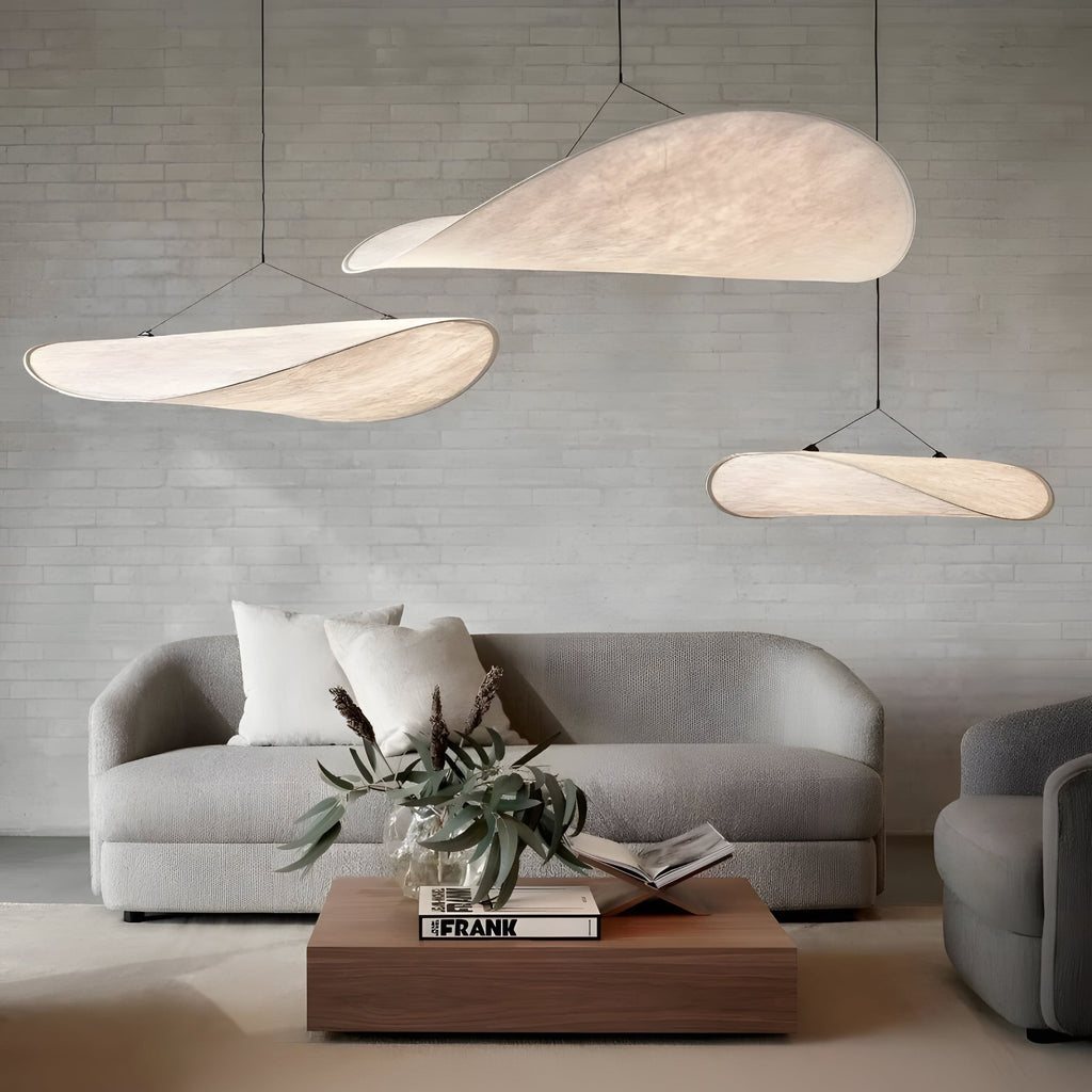CalmAura Hanging Pendant Light For Serene Spaces With Soft Diffused Illumination And Calm Ambience