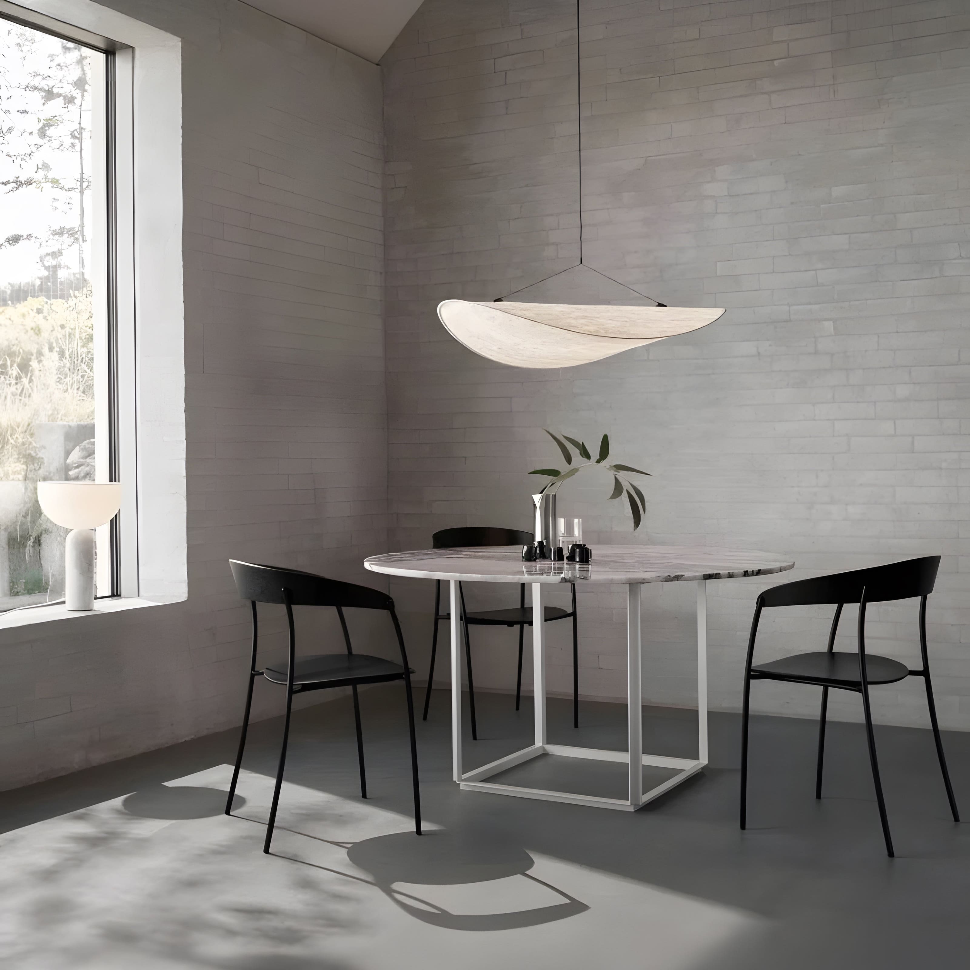 CalmAura Hanging Pendant Light For Serene Spaces With Soft Diffused Illumination And Calm Ambience