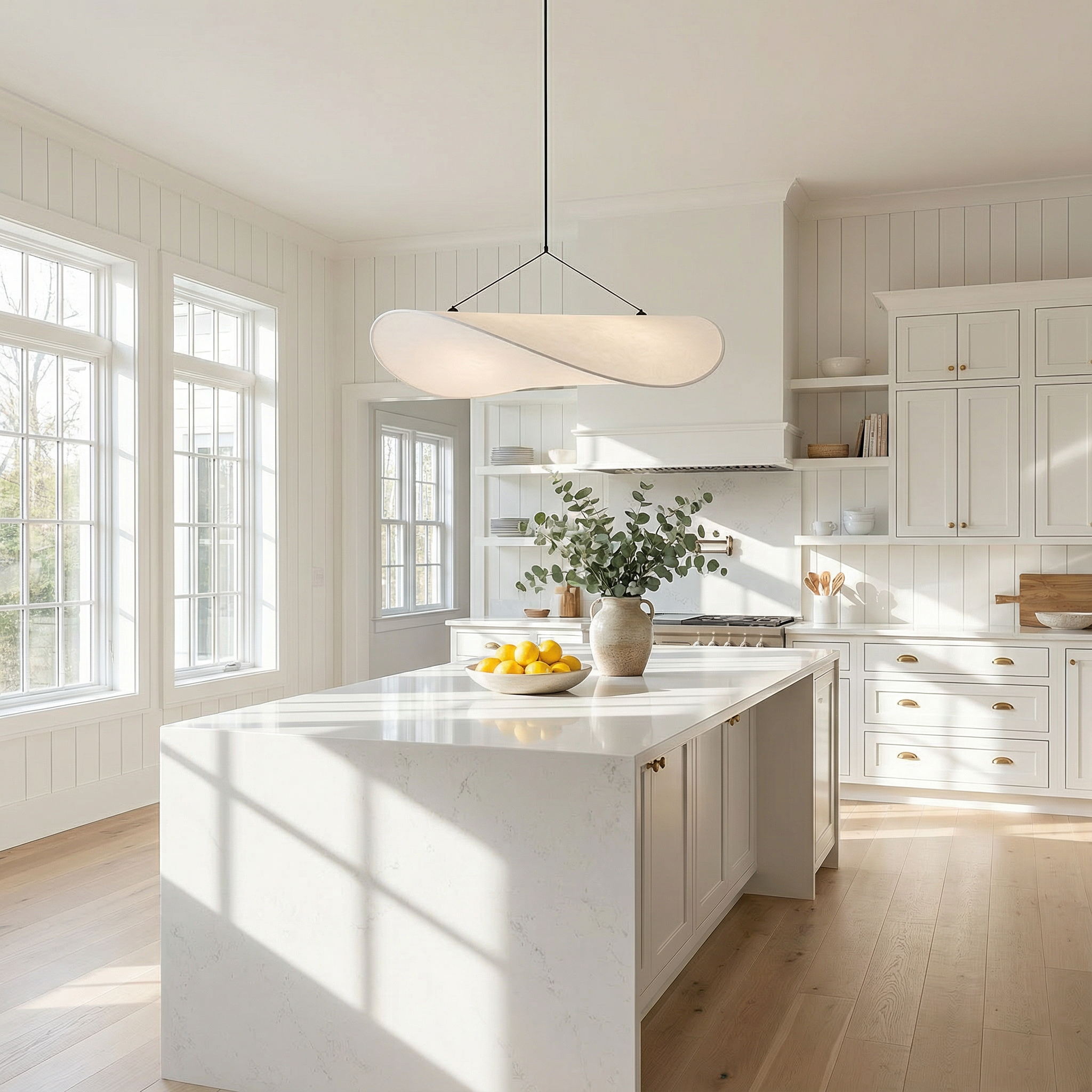 CalmAura Hanging Pendant Light For Serene Spaces With Soft Diffused Illumination And Calm Ambience