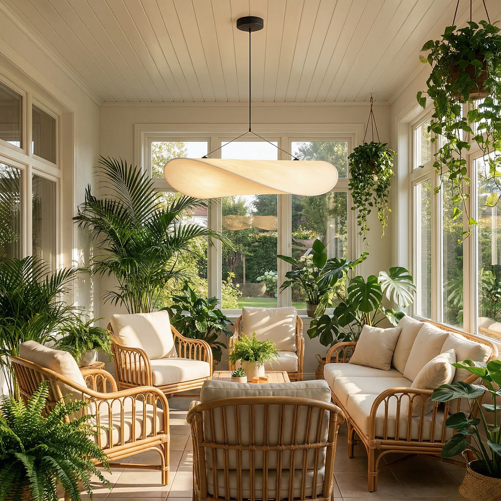 CalmAura Hanging Pendant Light For Serene Spaces With Soft Diffused Illumination And Calm Ambience