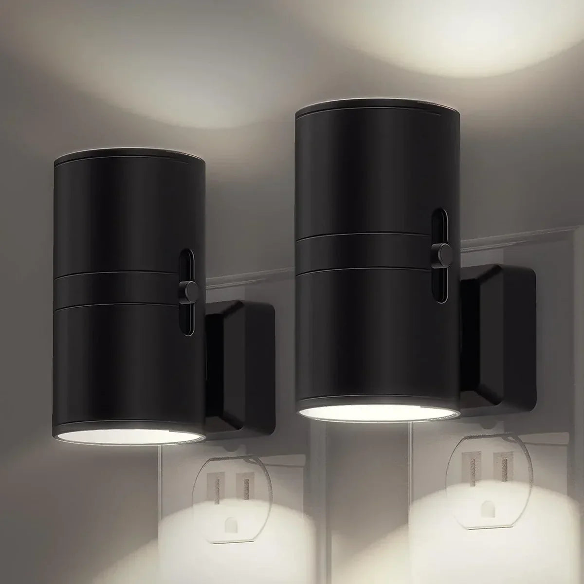 Noctura vegglampe med atmosfærisk skumringssensor – automatisk LED-nattlys