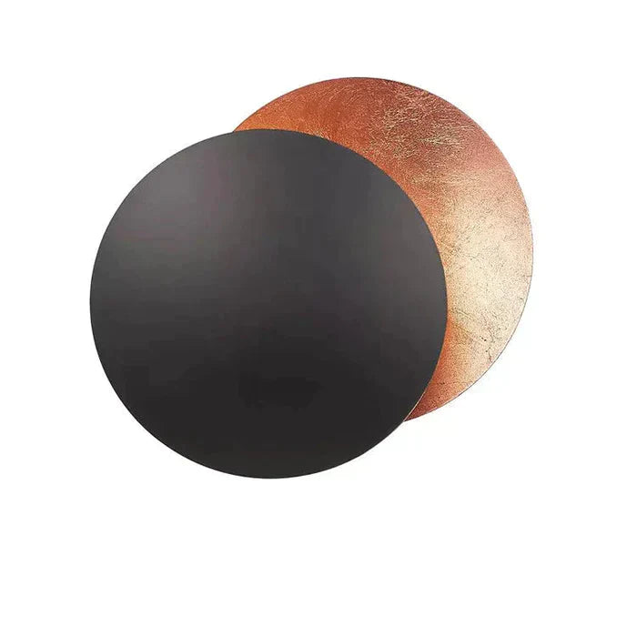 Kinkiet ścienny LED Eclipse Design z metalu i żelaza, 20–25 cm, nastrojowa dekoracja do salonu