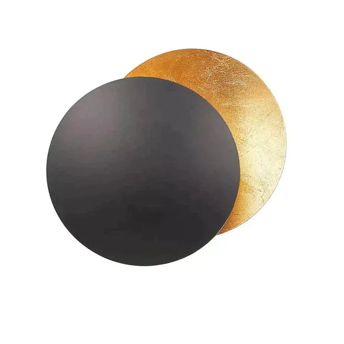 Kinkiet ścienny LED Eclipse Design z metalu i żelaza, 20–25 cm, nastrojowa dekoracja do salonu