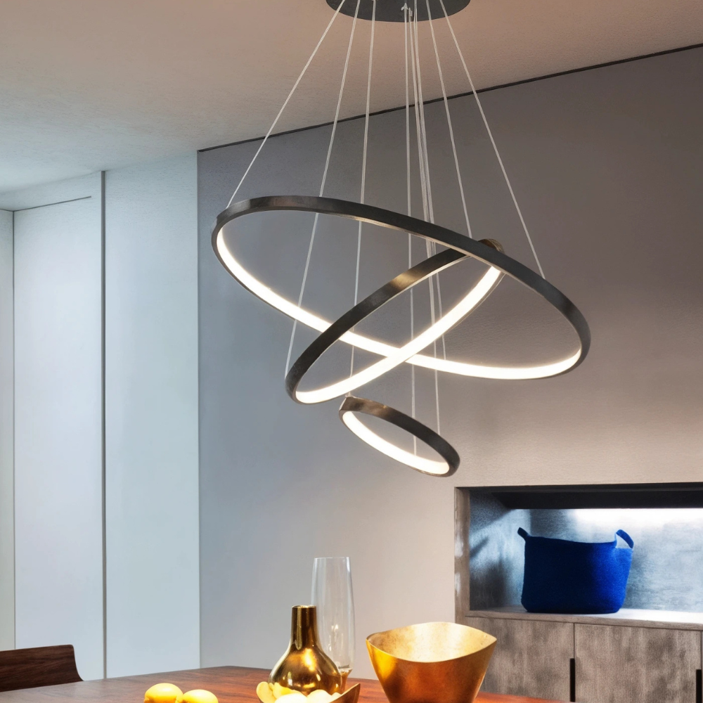LuminaForge Customizable Contemporary Chandelier For Distinctive Lighting To Elevate Home Decor Ambience