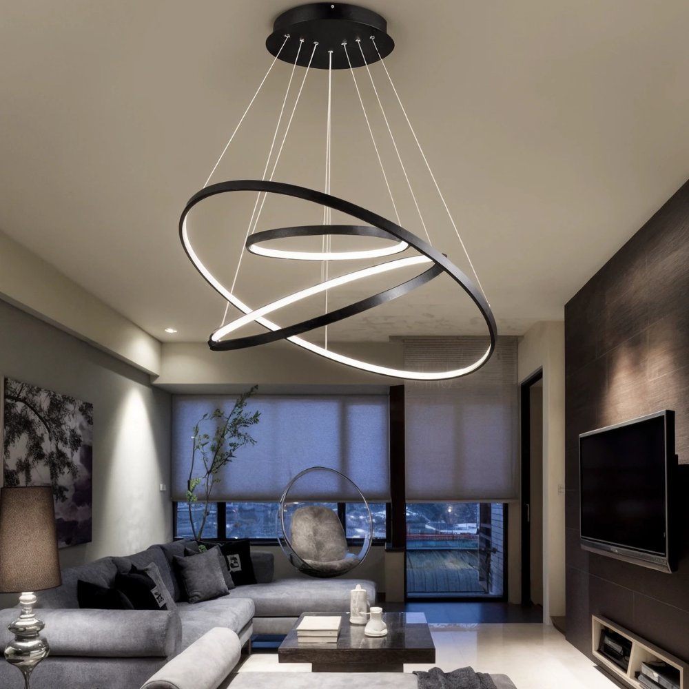 LuminaForge Customizable Contemporary Chandelier For Distinctive Lighting To Elevate Home Decor Ambience