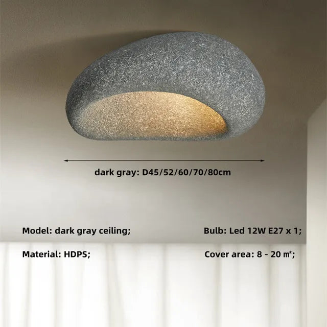 Kairoa Ceiling Light With Japanese Inspired Glow And Wabi Sabi Ambience Soft Ambient Glow For Relaxing Spaces