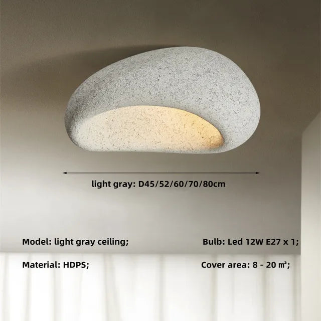 Kairoa Ceiling Light With Japanese Inspired Glow And Wabi Sabi Ambience Soft Ambient Glow For Relaxing Spaces