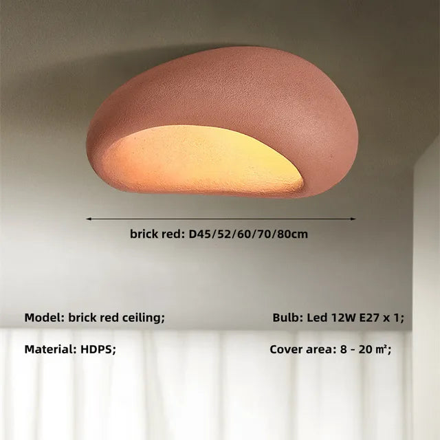 Kairoa Ceiling Light With Japanese Inspired Glow And Wabi Sabi Ambience Soft Ambient Glow For Relaxing Spaces