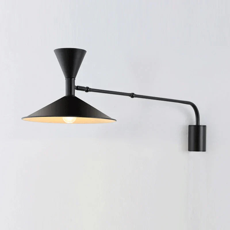 Nymera Minimalist Wall Lamp With Rotating Arm Reading Light Ambient Glow Sleek Modern Design