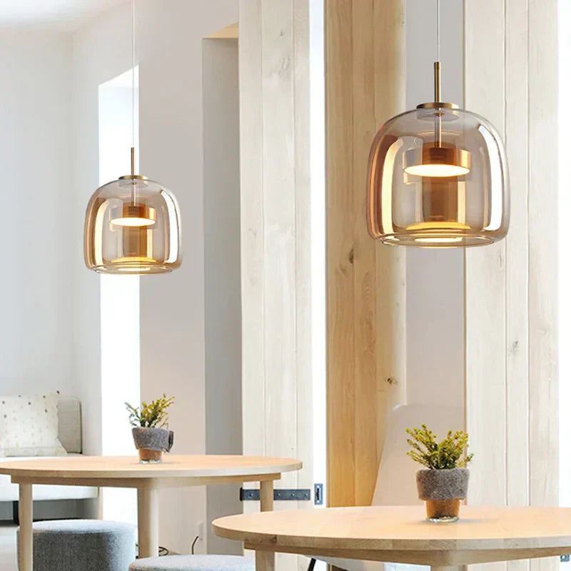 Aurelia Elegant Pendant Light In Crystal Glass For Modern Interiors With Clean Lines