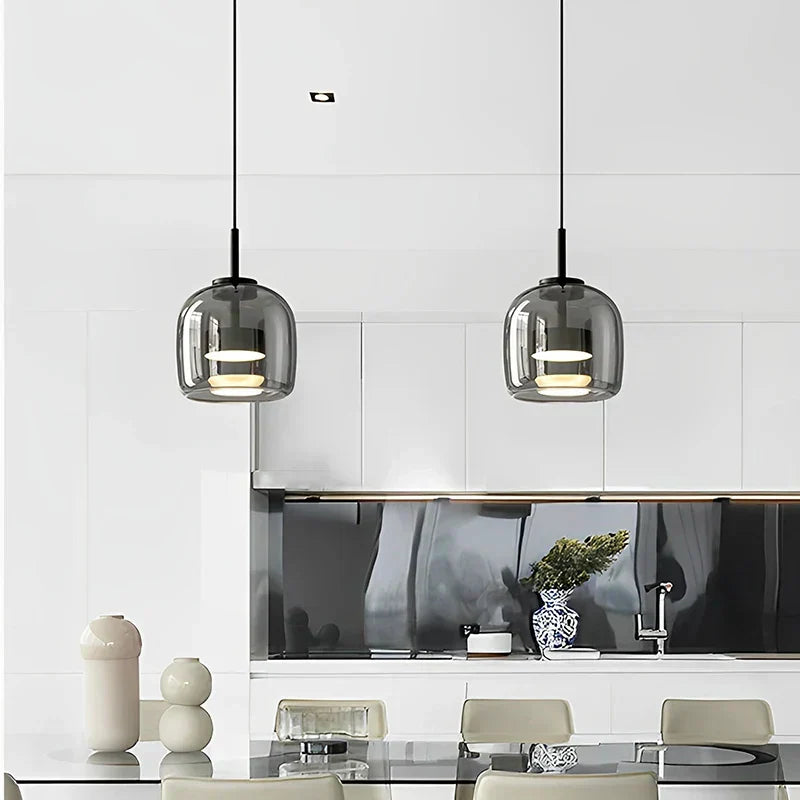 Aurelia Elegant Pendant Light In Crystal Glass For Modern Interiors With Clean Lines