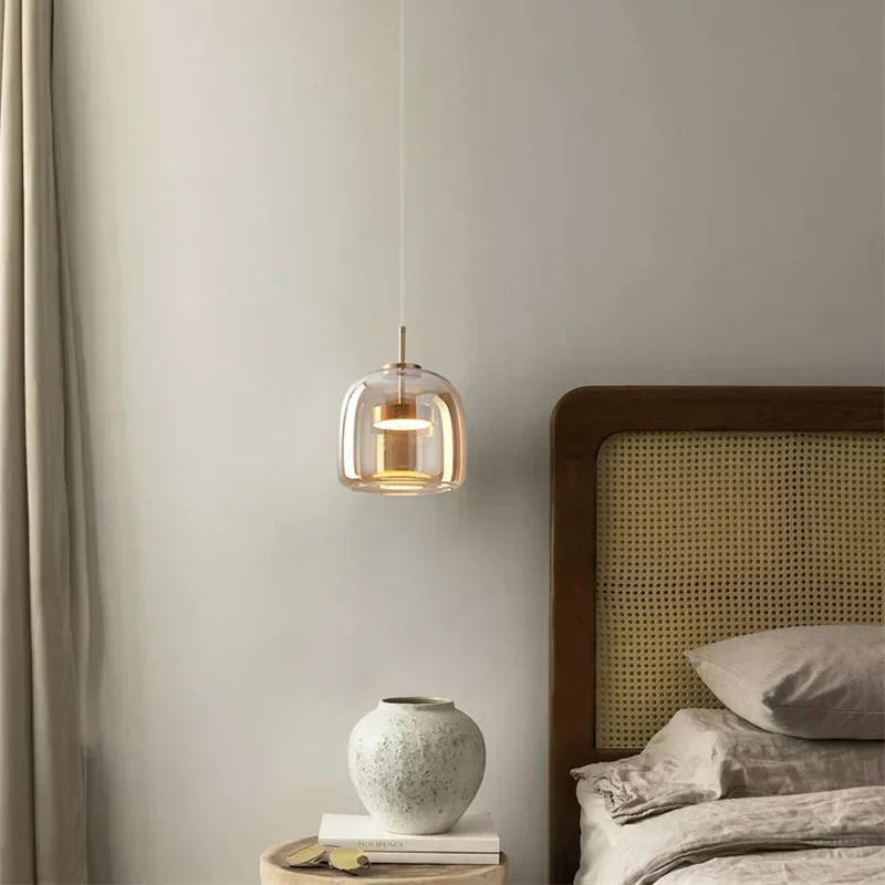 Aurelia Elegant Pendant Light In Crystal Glass For Modern Interiors With Clean Lines