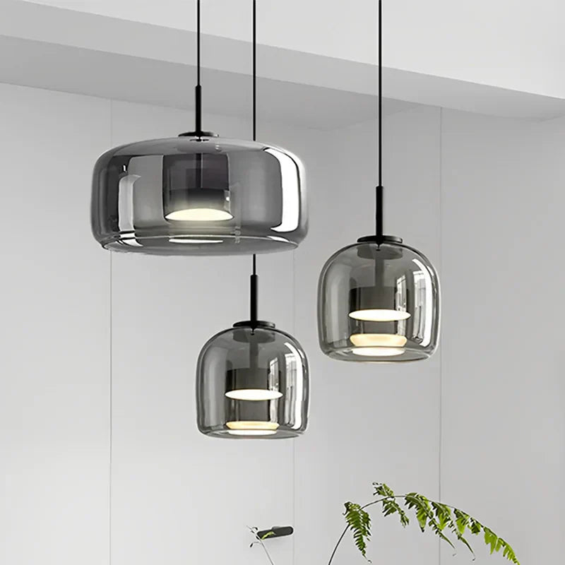Aurelia Elegant Pendant Light In Crystal Glass For Modern Interiors With Clean Lines