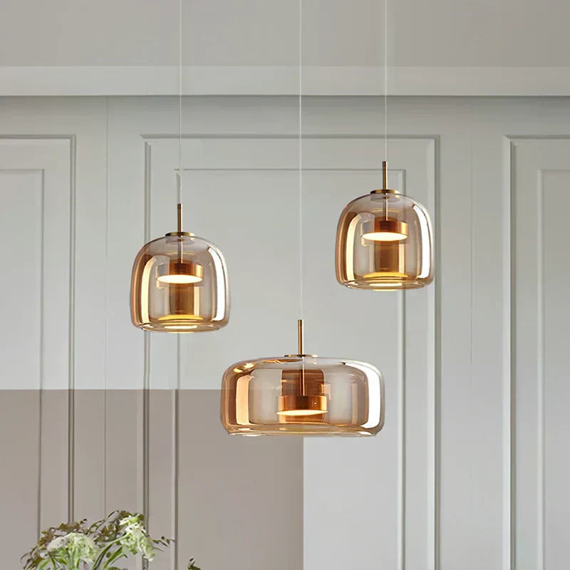 Aurelia Elegant Pendant Light In Crystal Glass For Modern Interiors With Clean Lines