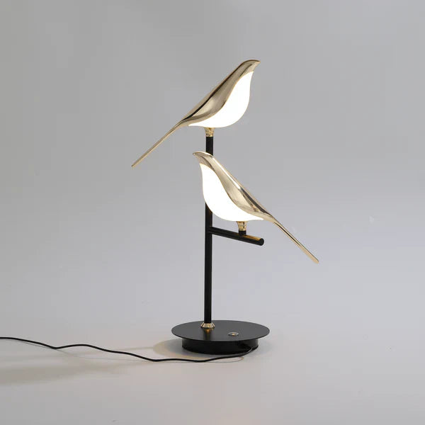 NyraLuma Bird Accent Desk Light With Warm Glow Soft Ambient Illumination And Nordic Charm