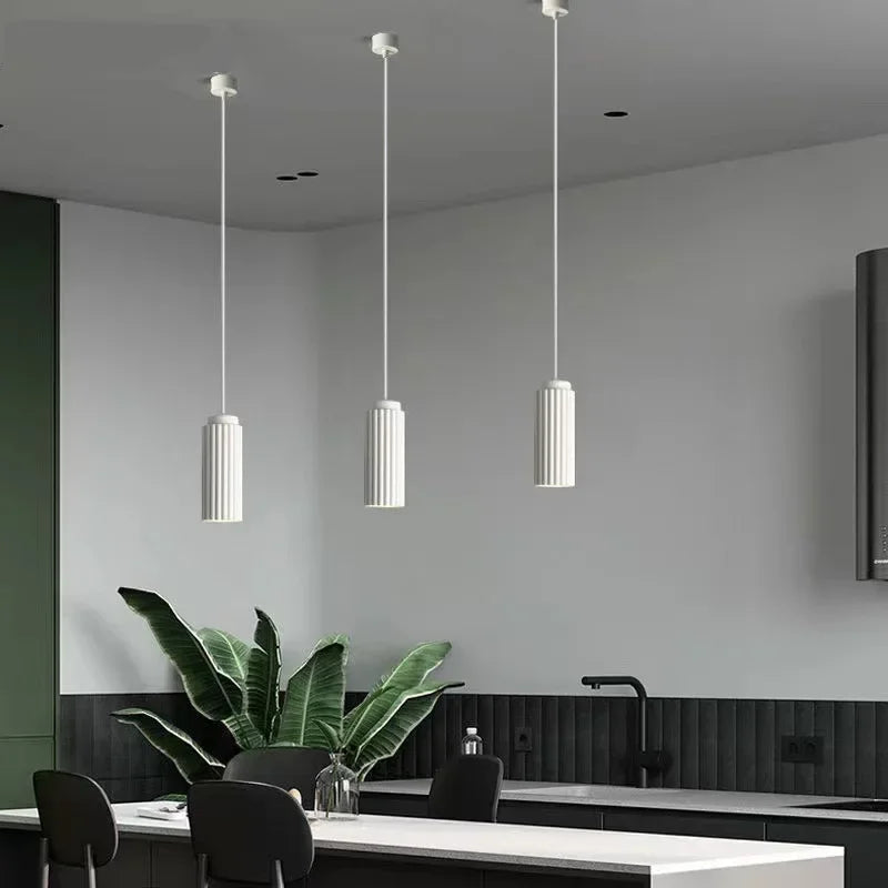 Virello Pendant Light With Nordic Ribbing For Kitchens And Dining Areas Modern Ceiling Fixture