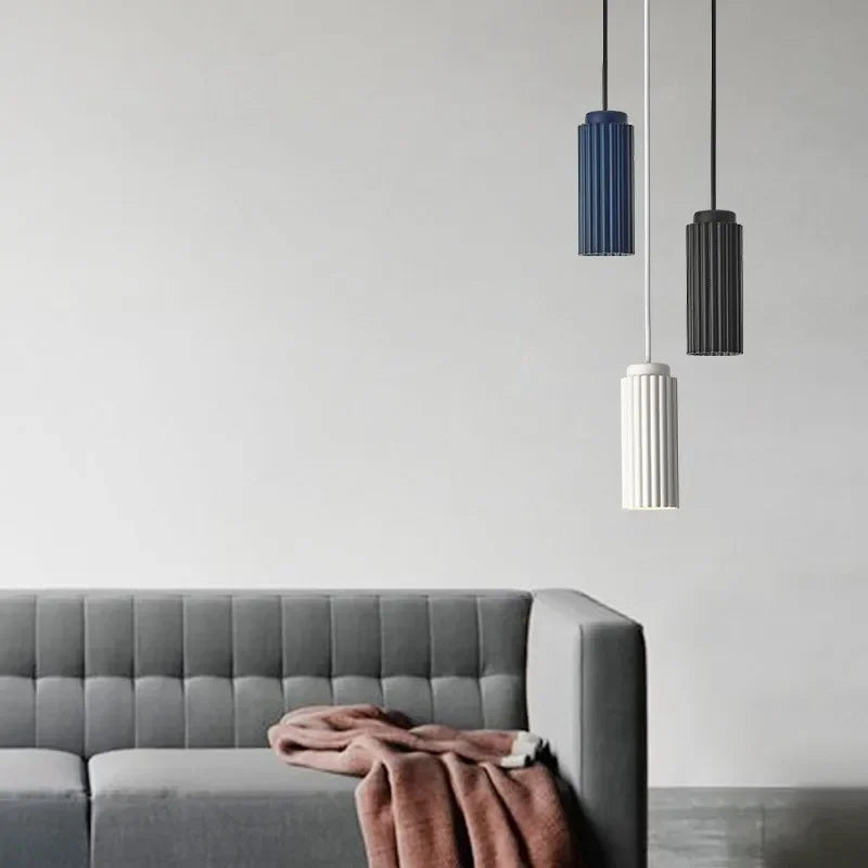 Virello Pendant Light With Nordic Ribbing For Kitchens And Dining Areas Modern Ceiling Fixture