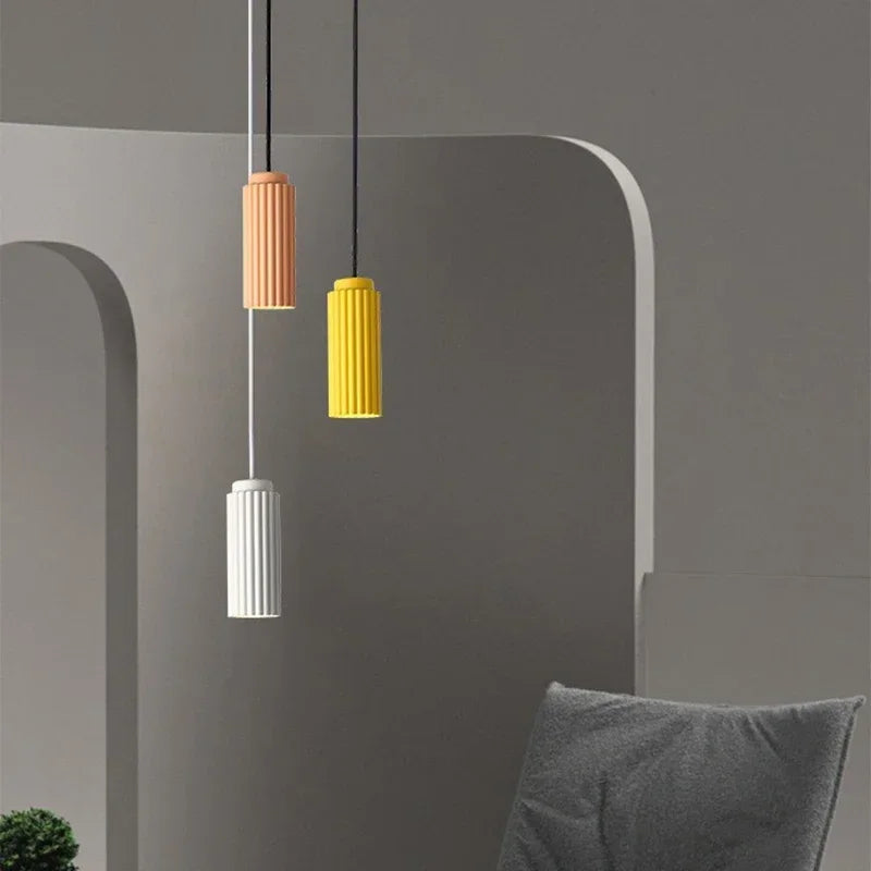 Virello Pendant Light With Nordic Ribbing For Kitchens And Dining Areas Modern Ceiling Fixture