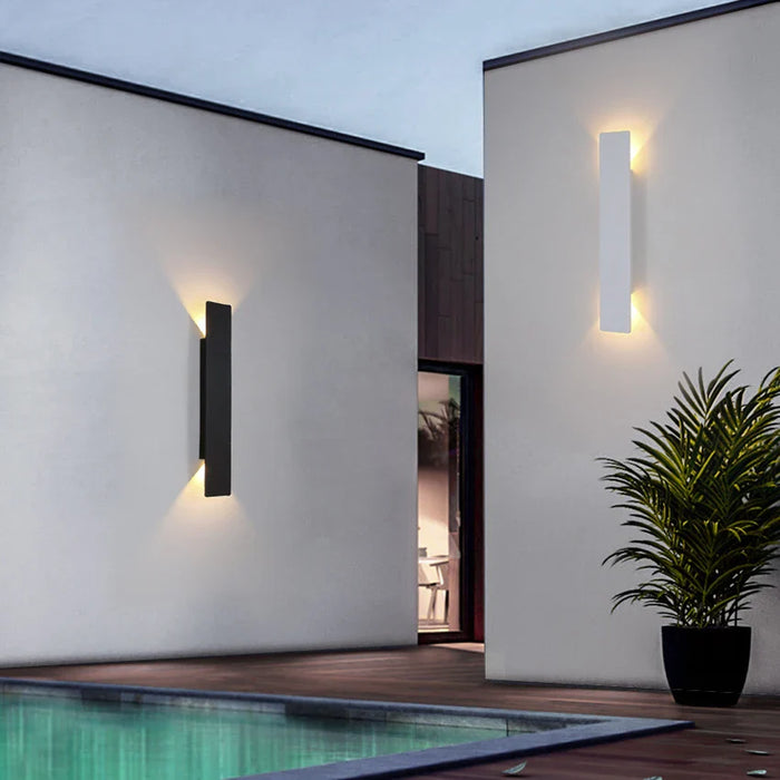 LumaNova LED Exterior Wall Light For Sleek Modern Architecture And Clean Facades Of Homes