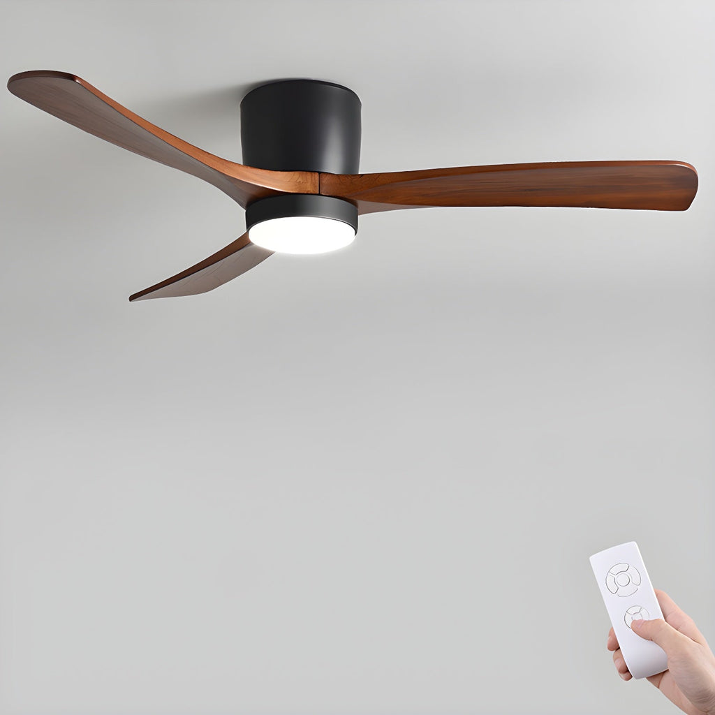 Everwood Nordic Ceiling Fan With Integrated LED Light, Available In 42 And 48 Inch Diameters