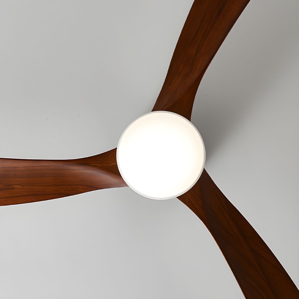 Everwood Nordic Ceiling Fan With Integrated LED Light, Available In 42 And 48 Inch Diameters