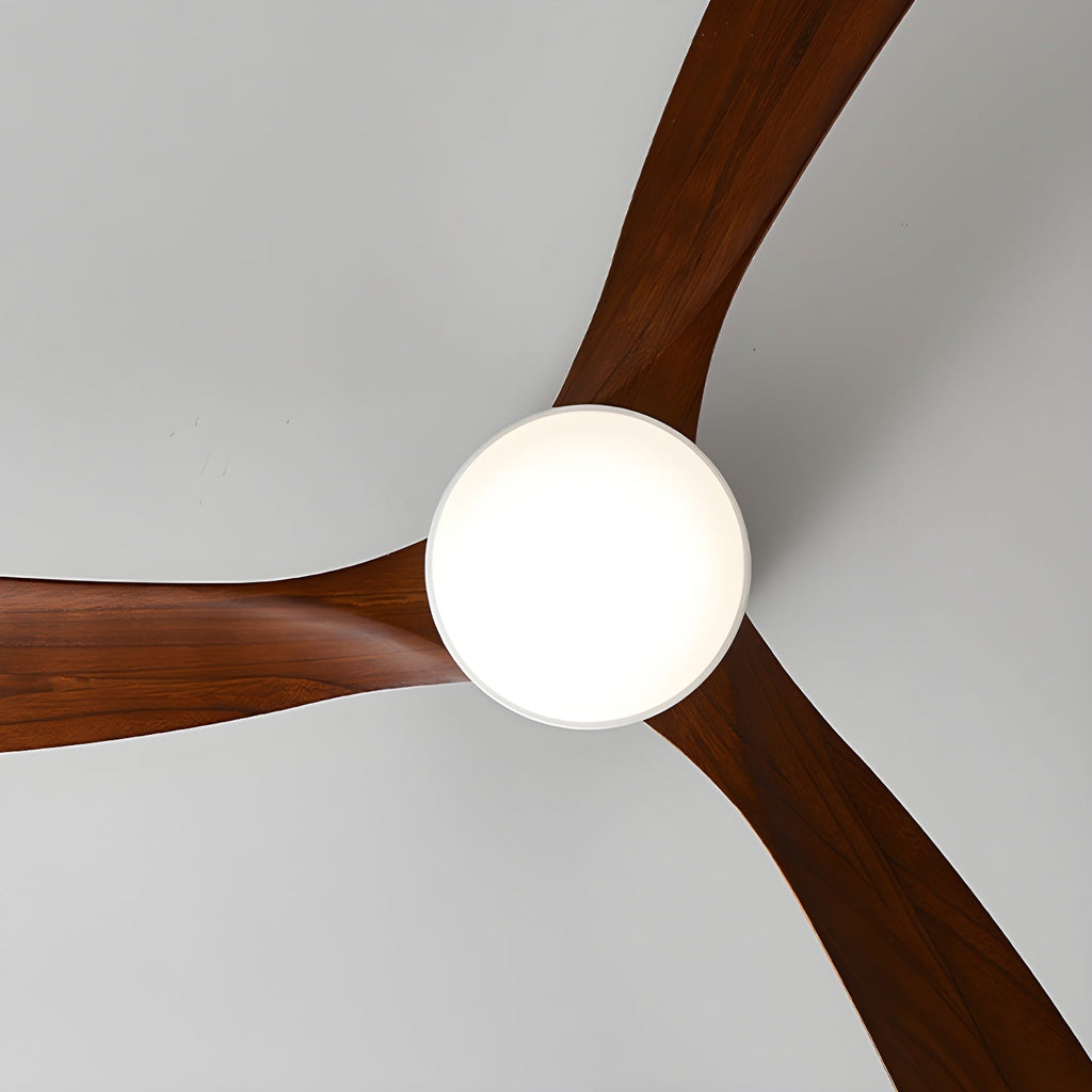Everwood Nordic Ceiling Fan With Integrated LED Light, Available In 42 And 48 Inch Diameters