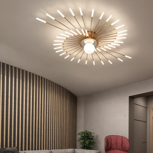 Aeris Chandelier With Contemporary Minimalist Design For Living Areas And Bedrooms