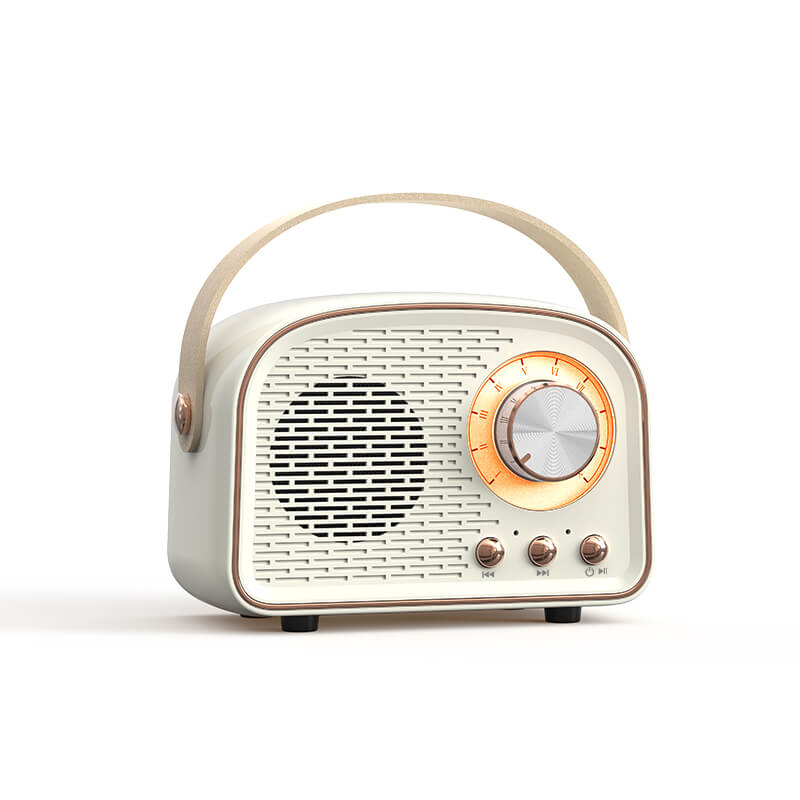 NostalgiaWave Portable Retro Speaker — Vintage Radio Design, Bluetooth 5.0