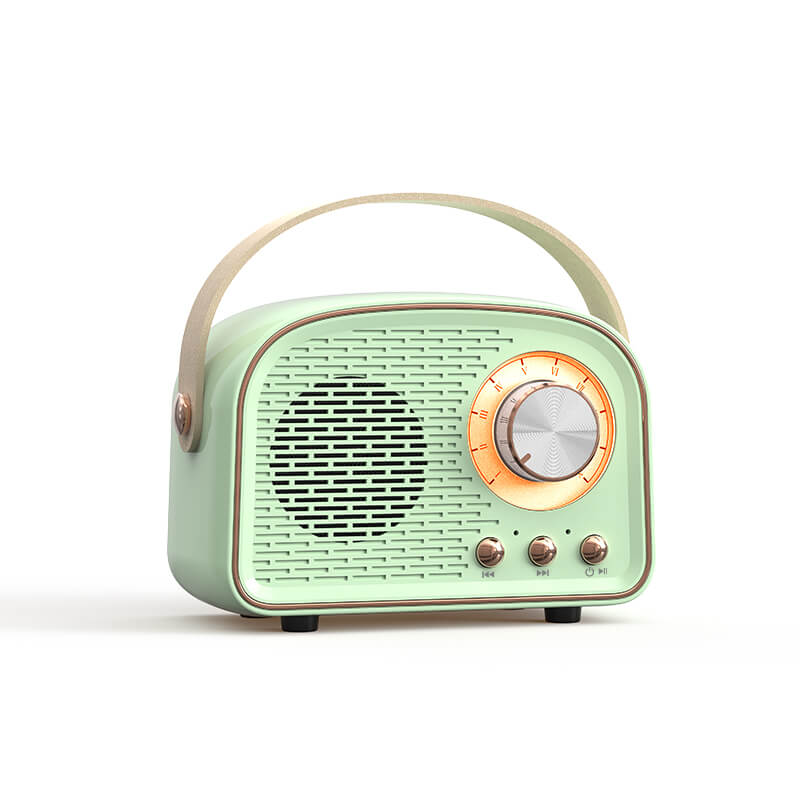 NostalgiaWave Portable Retro Speaker — Vintage Radio Design, Bluetooth 5.0