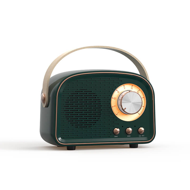 NostalgiaWave Portable Retro Speaker — Vintage Radio Design, Bluetooth 5.0
