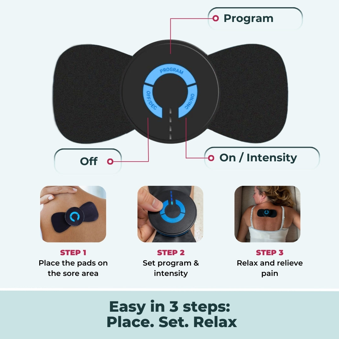 NovaSoothe NMES-massager — seks tilstande, kompakt avanceret design