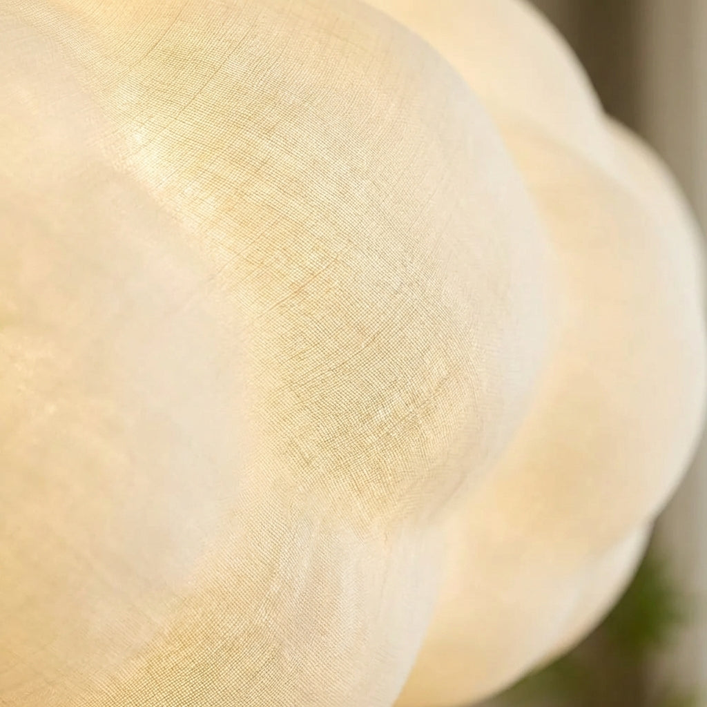 Ardora Pendant Light With Sculptural Form Made From Textile Materials For Indoor Spaces