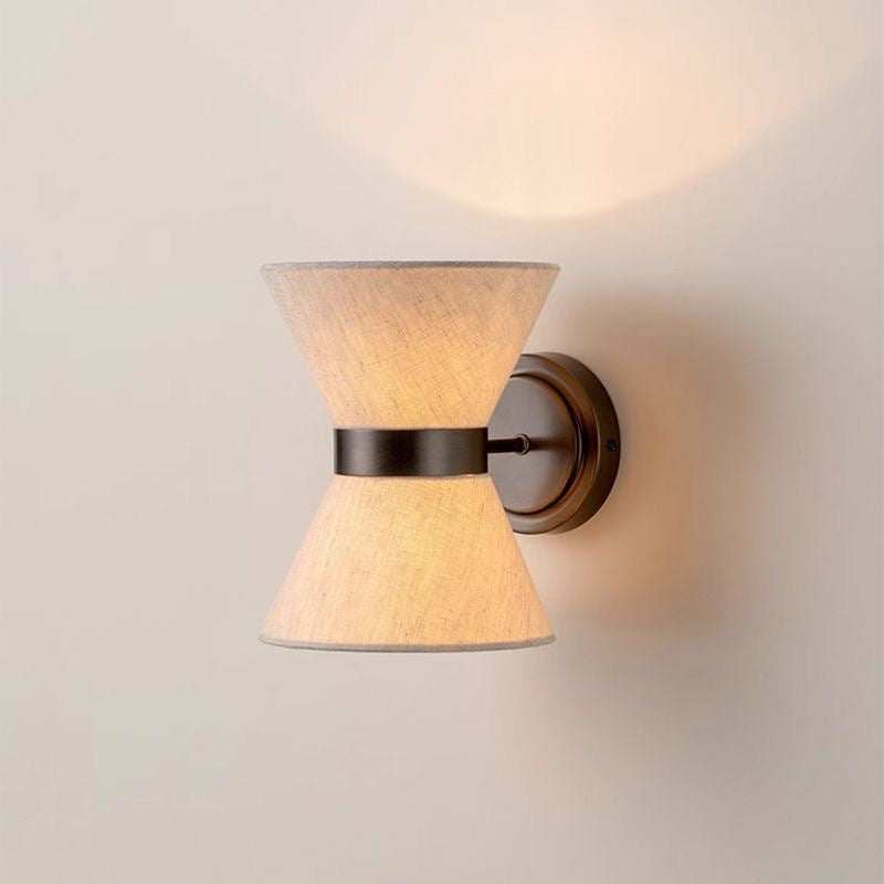 Wabi Sabi Silk Wall Lamp G9 Base, Warm Light For Japandi Style