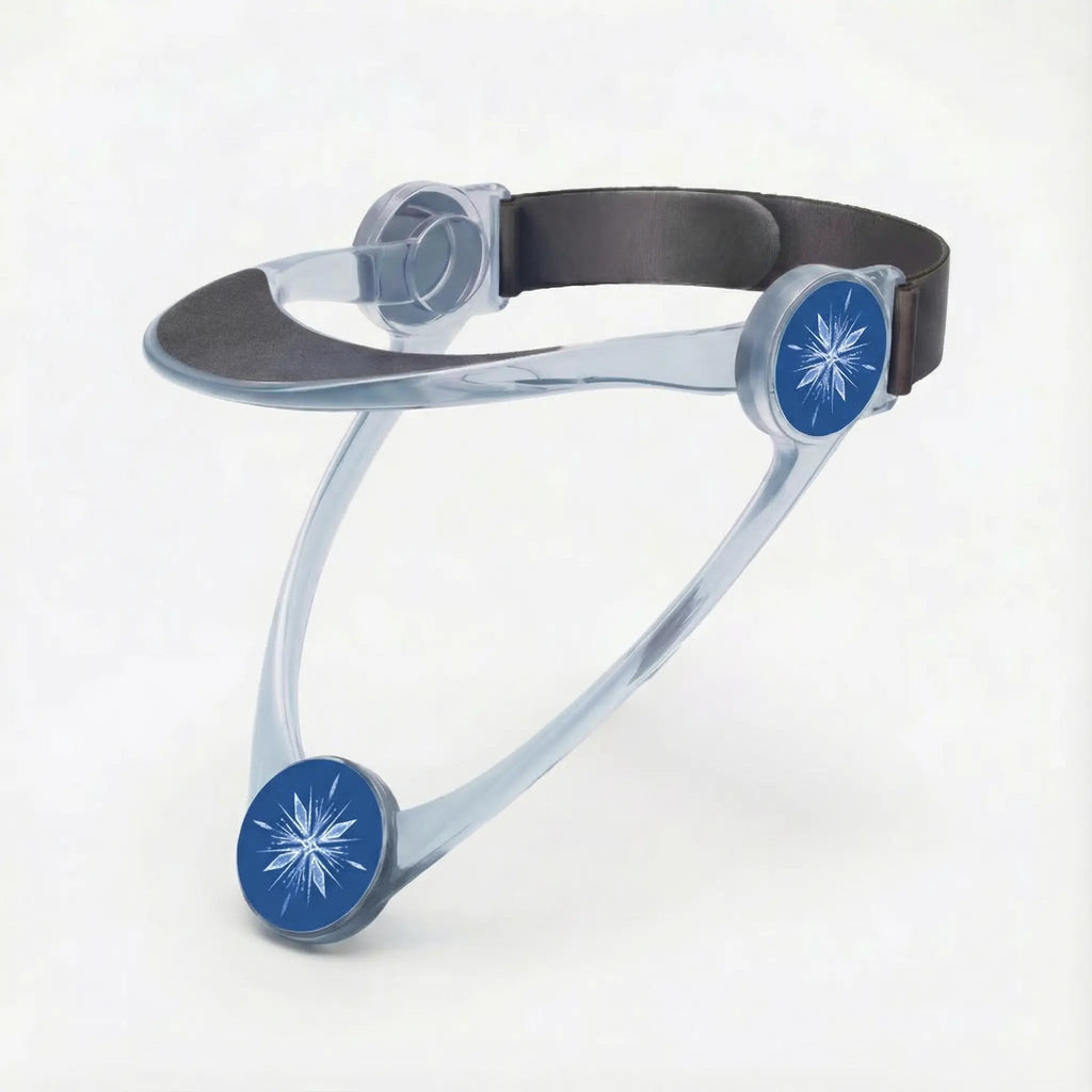Adjustable Neck Support With Open Frame Soft Flannel PVC Ergonomic 98g Ventilated