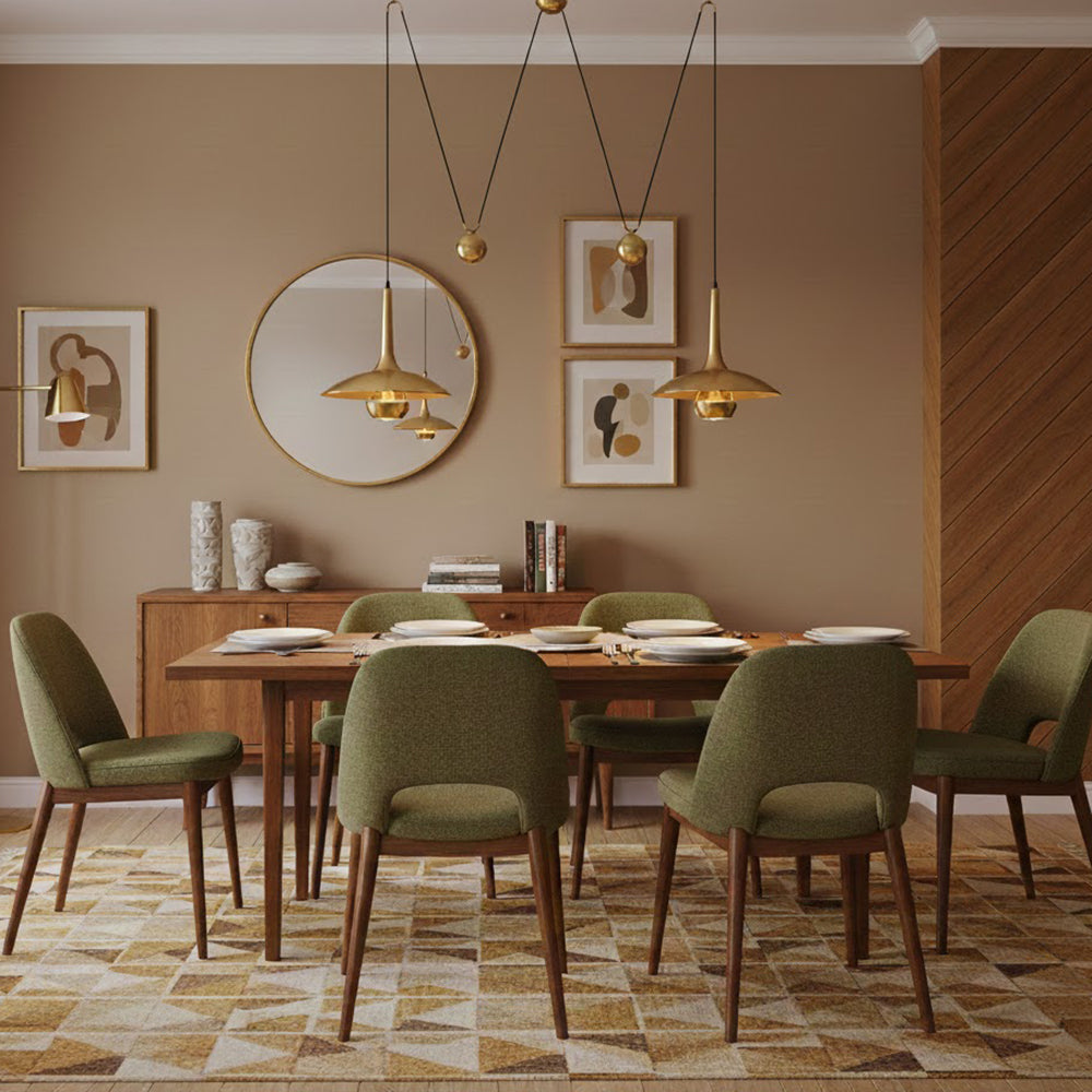 Onos Adjustable Pendant Lamp With Counterweight Ball Vintage Chrome Or Gold Metal