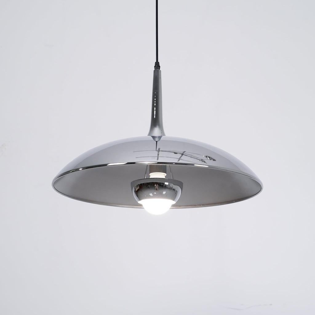 Onos Adjustable Pendant Lamp With Counterweight Ball Vintage Chrome Or Gold Metal