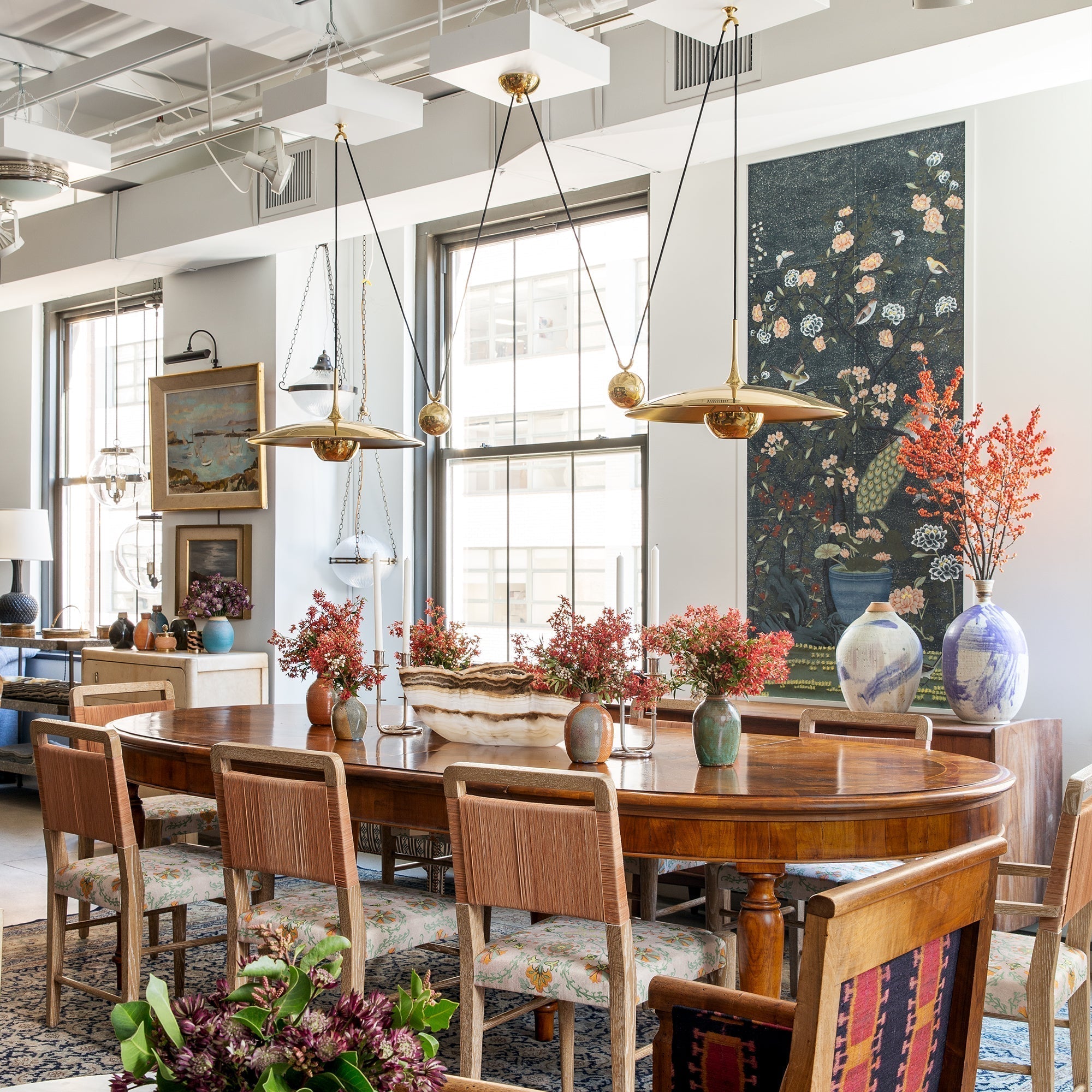 Industrial Counterweight Pendant Lamp, Adjustable Metal Pendant Light In Chrome Or Gold