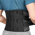 OrthoFlexa 360-Degree Breathable Back Support Belt — Memory Aluminum and Steel Springs