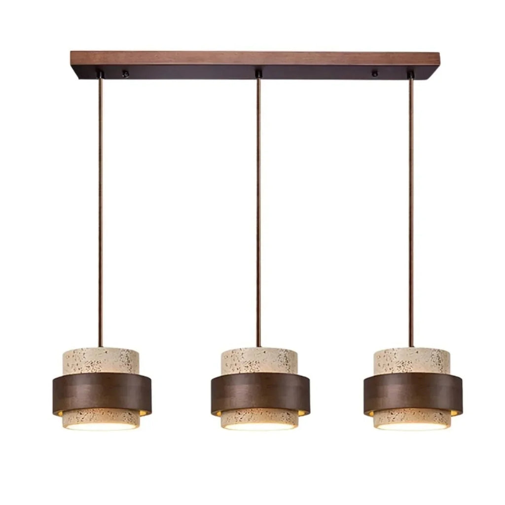 Sansoti Travertine Pendant Lamp Japandi Minimalist Style
