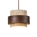Sansoti Travertine Pendant Lamp Japandi Minimalist Style