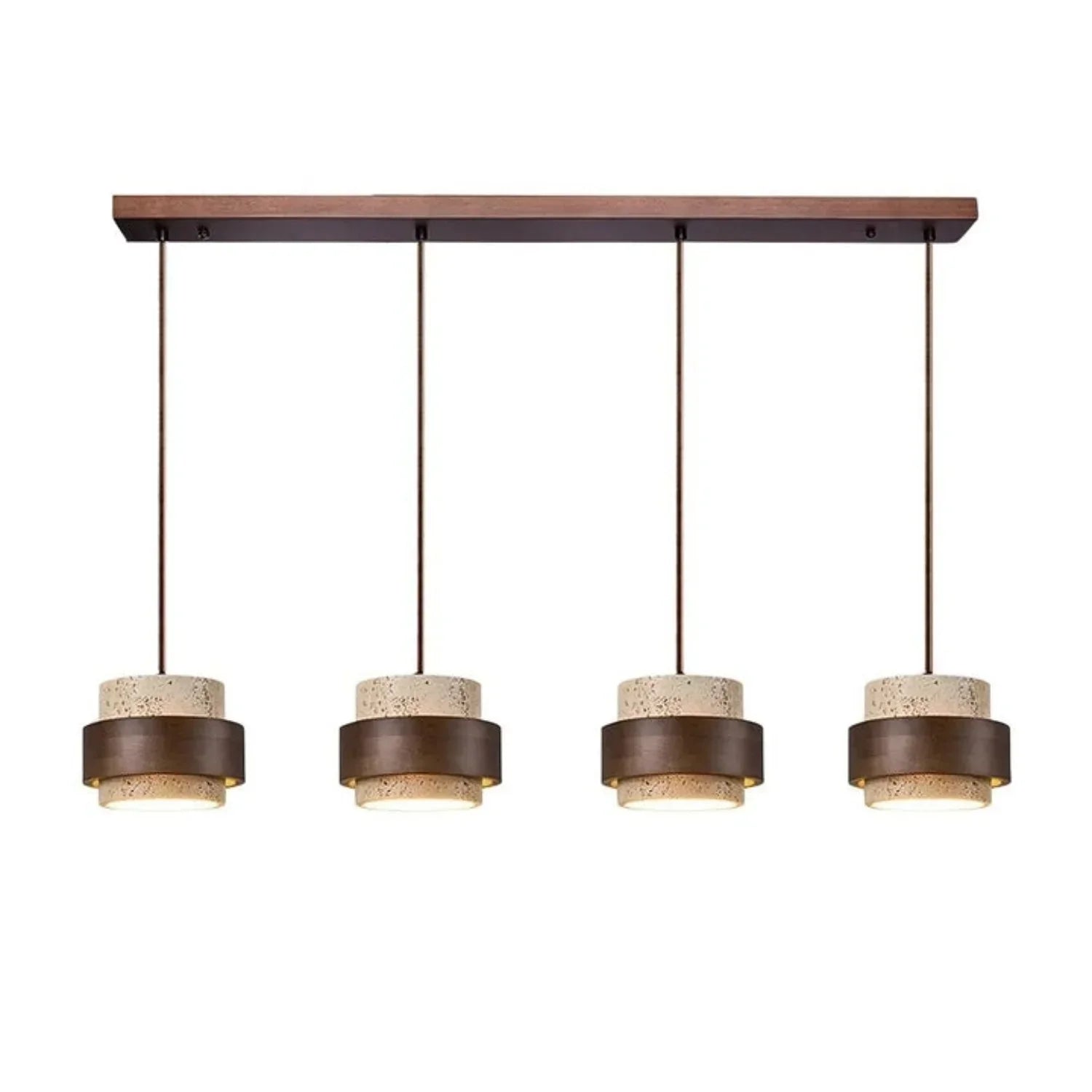 Sansoti Travertine Pendant Lamp Japandi Minimalist Style