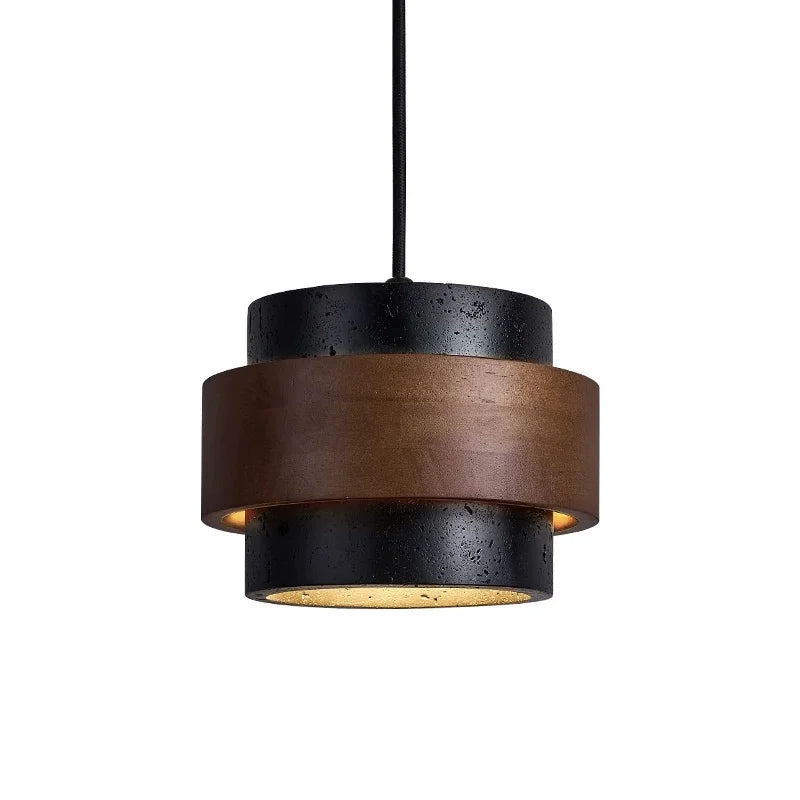 Sansoti Travertine Pendant Lamp Japandi Minimalist Style