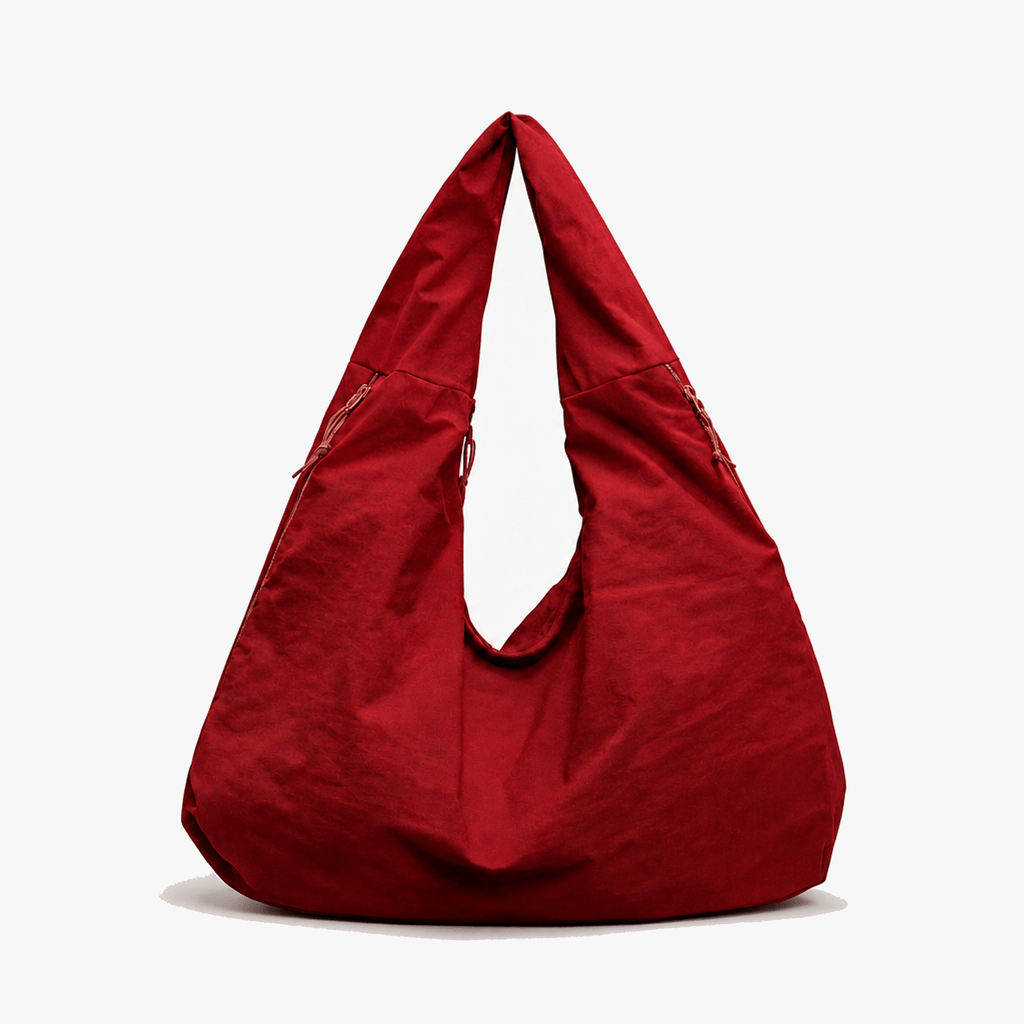Oversized-skuldertaske - udvendige lommer, 15-tommers laptoprum, maskinvaskbar