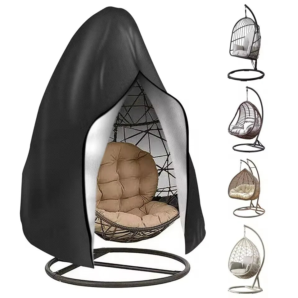 All-Weather Hanging Chair Cover — Fully Waterproof, Heavy-Duty Protective Shell