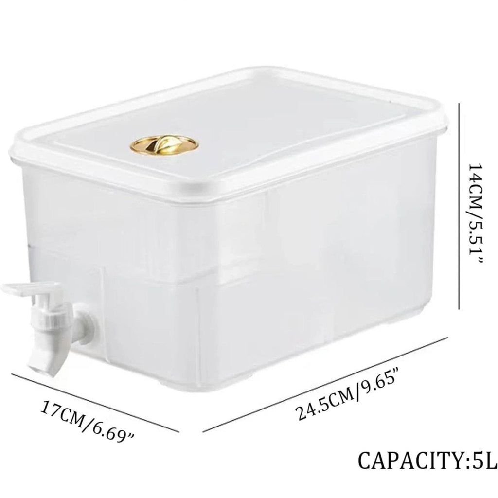 Dispensador de agua fría AquaFlow de 5 l – Grifo antifugas, diseño de flujo uniforme