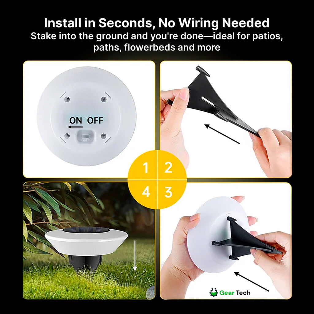 Garden Solara Solar Lights For Path And Patio, Ambient Weatherproof Outdoor Lighting