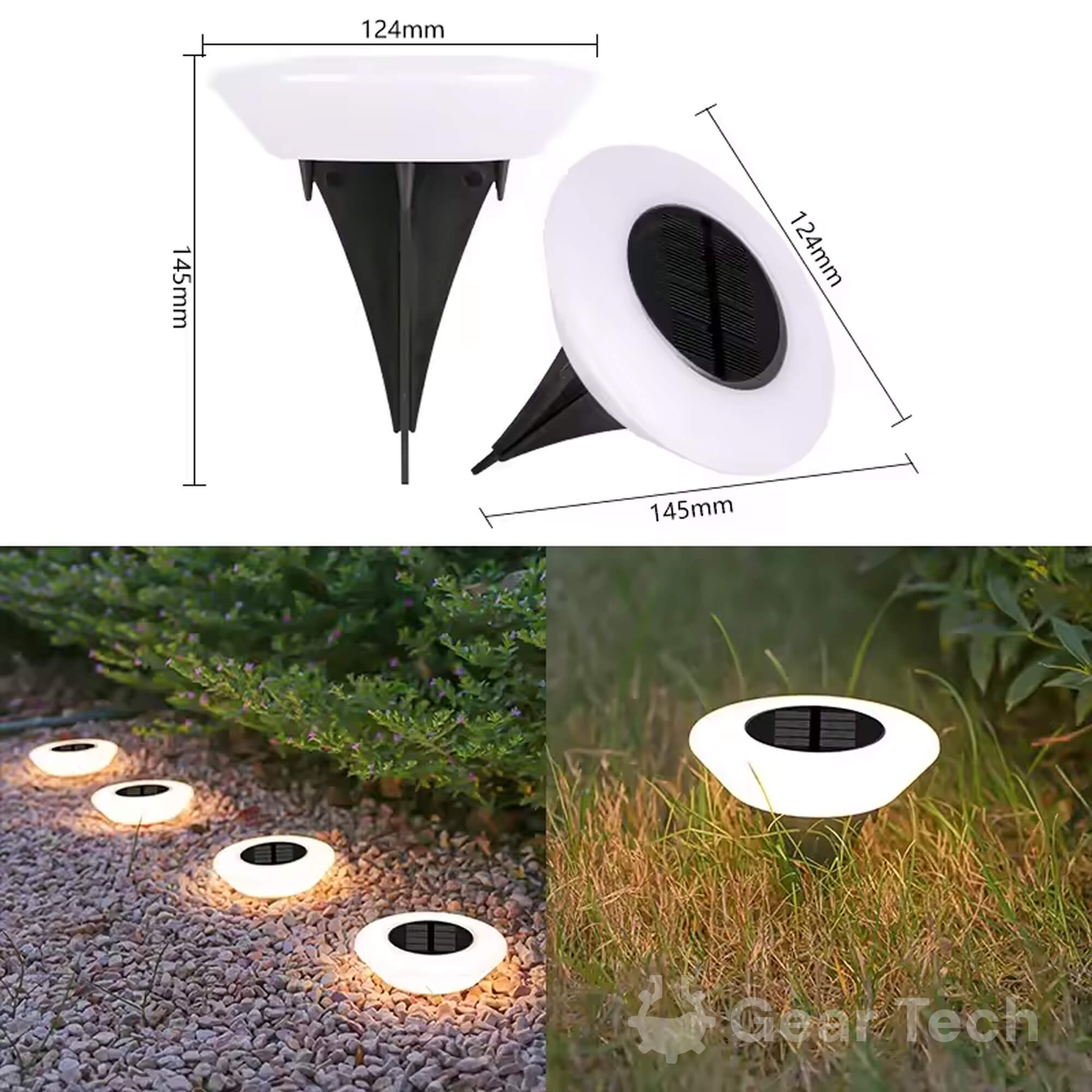 Garden Solara Solar Lights For Path And Patio, Ambient Weatherproof Outdoor Lighting
